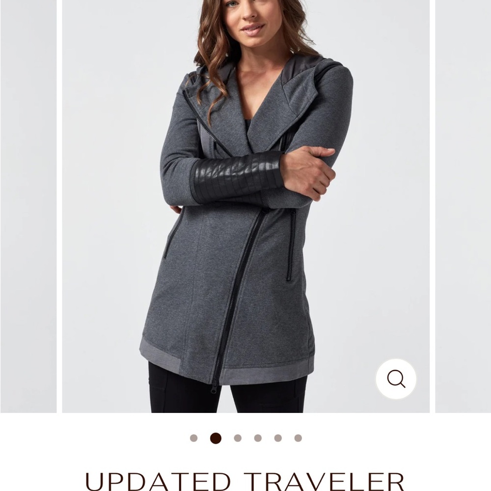Blanc Noir Heather Gray Utility Jacket with Black Details